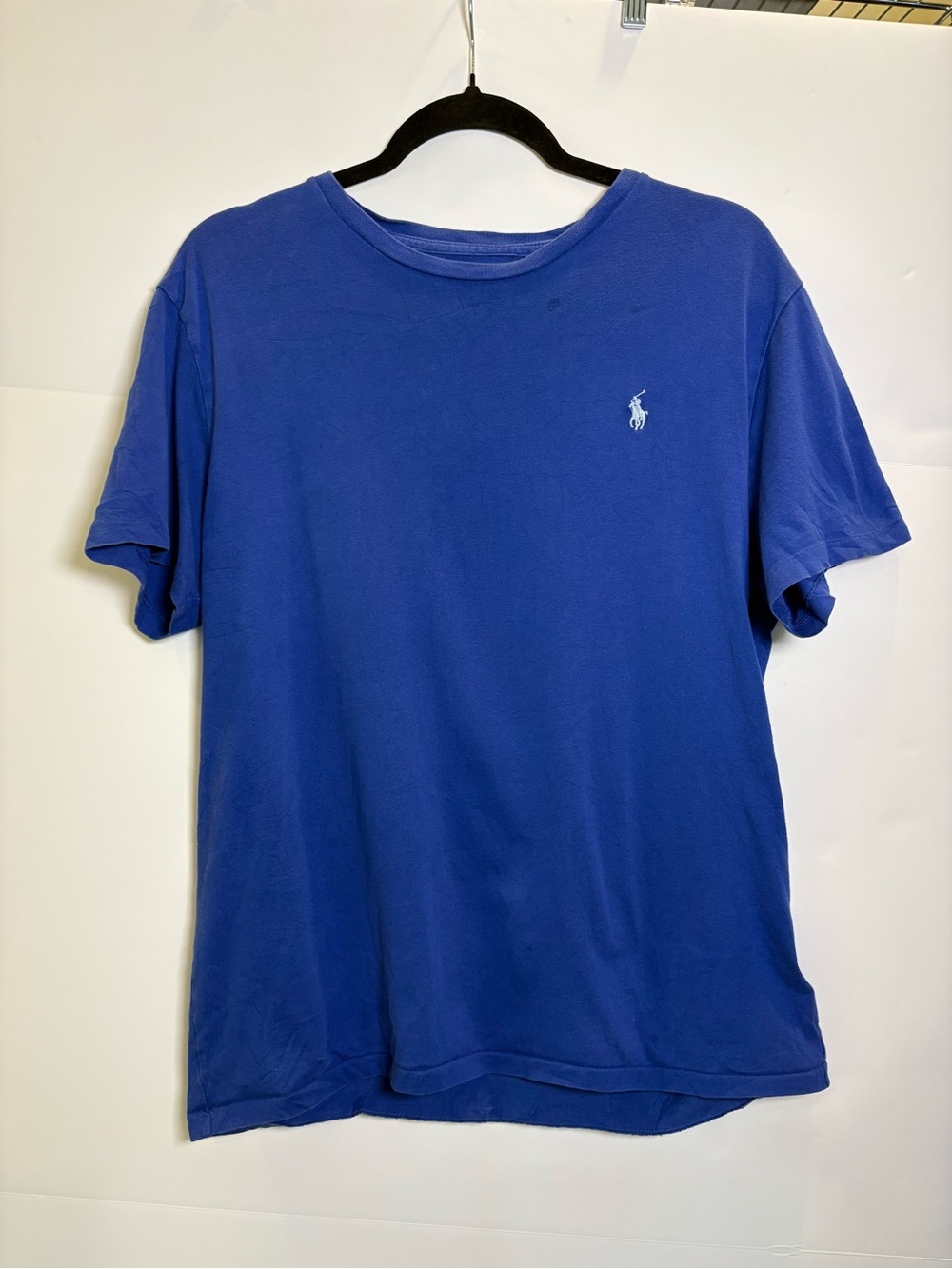 Polo Ralph Lauren Crewneck Tee | Cobalt Blue | Size M | 100% Cotton | Pony Logo